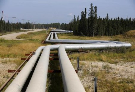 Pipelines carrying steam to wellheads and heavy oil back to the processing plant line the roads and boreal forest at the Cenovus Energy Christina Lake Steam-Assisted Gravity Drainage (SAGD) project 120 km (74 miles) south of Fort McMurray, Alberta, August 15, 2013. EUTERS/Todd Korol Pipelines carrying steam to wellheads and heavy oil back to the processing plant line the roads and boreal forest at the Cenovus Energy Christina Lake Steam-Assisted Gravity Drainage (SAGD) project 120 km (74 miles) south of Fort McMurray, Alberta, August 15, 2013. EUTERS/Todd Korol