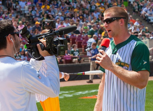 Jordy Nelson Charity Softball Game. See all our pictures at: http://wixx.com/galleries/2205/ (copy and paste into your browser)