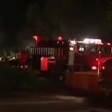 Firefighters respond to a fire at a Town of Franklin storage barn in Manitowoc County on June 10, 2014. (Photo from: FOX 11/YouTube). Firefighters respond to a fire at a Town of Franklin storage barn in Manitowoc County on June 10, 2014. (Photo from: FOX 11/YouTube).