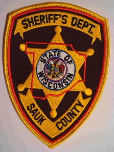 Sauk County Sheriff's Department patch Sauk County Sheriff's Department patch