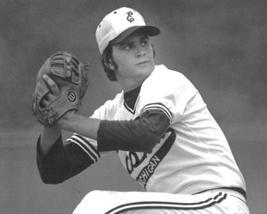 Bob Welch during his days at Eastern Michigan University (photo courtesy Eastern Michigan University) Bob Welch during his days at Eastern Michigan University (photo courtesy Eastern Michigan University)