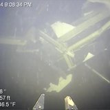 Picture taken from video of the wreckage of Saturday morning's plane crash into Lake Superior. Video released by the St. Louis County Sheriff's Office Picture taken from video of the wreckage of Saturday morning's plane crash into Lake Superior. Video released by the St. Louis County Sheriff's Office
