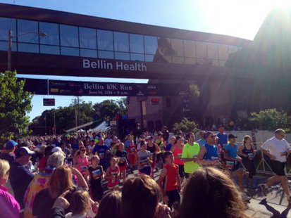 The start of the 2014 Bellin Run on Saturday, June 14, 2014. (Photo from: FOX 11). The start of the 2014 Bellin Run on Saturday, June 14, 2014. (Photo from: FOX 11).