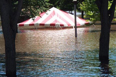 Tent in City Park, Luverne. Courtesy Stan Allen Tent in City Park, Luverne. Courtesy Stan Allen