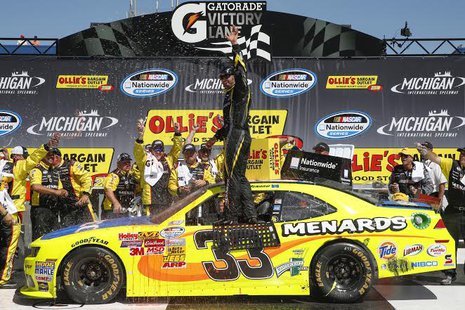 Welcome to the Winners Circle at Michigan International Speedway. Welcome to the Winners Circle at Michigan International Speedway.