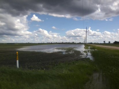 Standing water west of Wahpeton June 15,2014 Standing water west of Wahpeton June 15,2014
