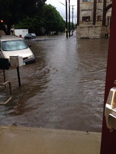Flooding in Canton, SD. Flooding in Canton, SD.