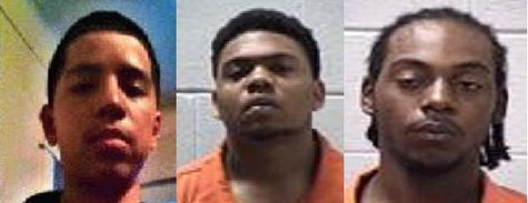 Victor Garay, Octavius Smell and Rashad Perez. Victor Garay, Octavius Smell and Rashad Perez.
