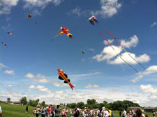 American Kite Association member Mike Gee, Jamestown, N.D., flies massive demonstration kites during the 2013 Kite and Bike Festival. (SDSU.edu) American Kite Association member Mike Gee, Jamestown, N.D., flies massive demonstration kites during the 2013 Kite and Bike Festival. (SDSU.edu)