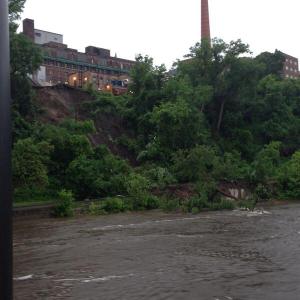 Mudslide near University of Minnesota Medical Center Mudslide near University of Minnesota Medical Center