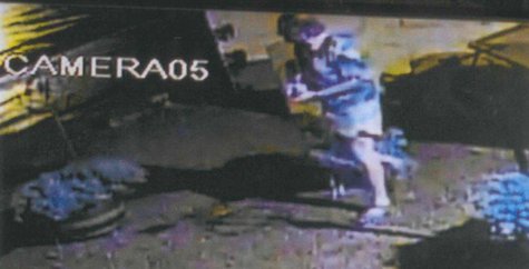 This surveillance image released June 23, 2014, by Menasha police shows the suspect in several recent thefts of fuse blocks for central air conditioning units. (Photo from: Menasha Police Department). This surveillance image released June 23, 2014, by Menasha police shows the suspect in several recent thefts of fuse blocks for central air conditioning units. (Photo from: Menasha Police Department).