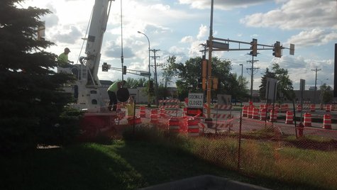 Power line cut Power line cut