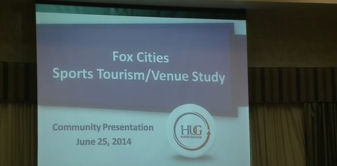 Stakeholders gathered in Neenah to see a presentation of the Fox Cities Sports Tourism and Venue Study on June 25, 2014. (Photo by: FOX 11/YouTube). Stakeholders gathered in Neenah to see a presentation of the Fox Cities Sports Tourism and Venue Study on June 25, 2014. (Photo by: FOX 11/YouTube).