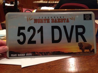 New North Dakota license plate unveiled New North Dakota license plate unveiled