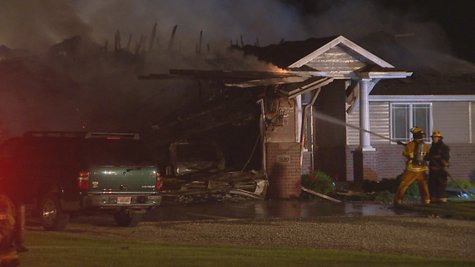 Early morning fire in Town of Chase. Photo courtesy of WLUK, Fox 11. Early morning fire in Town of Chase. Photo courtesy of WLUK, Fox 11.