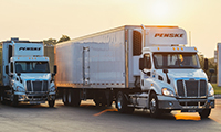 Penske Logistics trucks Penske Logistics trucks