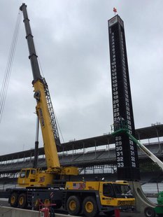 500 Scoring Tower Comes Down 500 Scoring Tower Comes Down