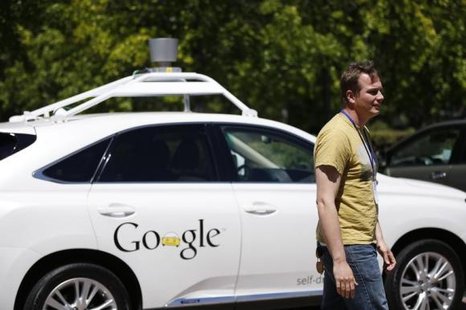 Chris Urmson, director of Google's Self-Driving Car Project, stands in front of a self-driving car at the Computer History Museum after a presentation in Mountain View, California May 13, 2014.
CREDIT: REUTERS/STEPHEN LAM Chris Urmson, director of Google's Self-Driving Car Project, stands in front of a self-driving car at the Computer History Museum after a presentation in Mountain View, California May 13, 2014.
CREDIT: REUTERS/STEPHEN LAM