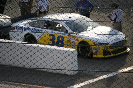 The #38 Ford Fusion, driven by NASCAR Sprint Cup driver, David Gilliland. The #38 Ford Fusion, driven by NASCAR Sprint Cup driver, David Gilliland.