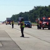 Highway 29 crash in Brown County. Photo courtesy of WLUK. Highway 29 crash in Brown County. Photo courtesy of WLUK.