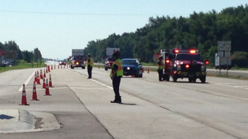 Highway 29 crash in Brown County. Photo courtesy of WLUK. Highway 29 crash in Brown County. Photo courtesy of WLUK.