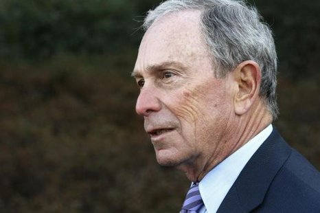 Former New York City Mayor Michael Bloomberg talks to reporters after meeting with U.S. President Barack Obama and business and civic leaders for an event to discuss Obama's ''My Brother's Keeper'' initiative at the White House in Washington, February 27, 2014.
CREDIT: REUTERS/JONATHAN ERNST Former New York City Mayor Michael Bloomberg talks to reporters after meeting with U.S. President Barack Obama and business and civic leaders for an event to discuss Obama's ''My Brother's Keeper'' initiative at the White House in Washington, February 27, 2014.
CREDIT: REUTERS/JONATHAN ERNST