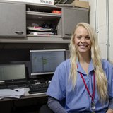 Bailey Hofland, an engineering intern at 3M Brookings and mechanical engineering major from Brookings, is the first South Dakota State University student to receive a scholarship from the Materials Handling Education Foundation. Her work at 3M is a major reason why she is receiving the $5,000 award for the coming school year. (SDSU.edu) Bailey Hofland, an engineering intern at 3M Brookings and mechanical engineering major from Brookings, is the first South Dakota State University student to receive a scholarship from the Materials Handling Education Foundation. Her work at 3M is a major reason why she is receiving the $5,000 award for the coming school year. (SDSU.edu)