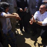 Nickolay Mladenov, the United Nations Secretary-General Special Representative for Iraq, visits a Iraqi refugee camp on the outskirts of Arbil in Iraq's Kurdistan region June 14, 2014. CREDIT: REUTERS/STRINGER Nickolay Mladenov, the United Nations Secretary-General Special Representative for Iraq, visits a Iraqi refugee camp on the outskirts of Arbil in Iraq's Kurdistan region June 14, 2014. CREDIT: REUTERS/STRINGER