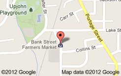 Location of the Kalamazoo's Farmer's market. Location of the Kalamazoo's Farmer's market.