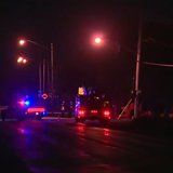 Authorities respond to a car versus pole crash in Green Bay on Saturday July 12, 2014. (Photo from: FOX 11/YouTube). Authorities respond to a car versus pole crash in Green Bay on Saturday July 12, 2014. (Photo from: FOX 11/YouTube).