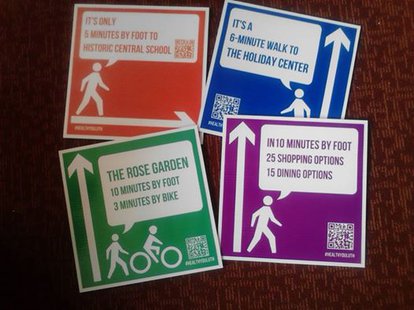 Duluth walking signs Duluth walking signs