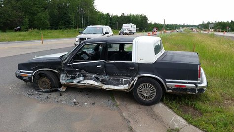 one of two vehicles involved in Douglas County crash one of two vehicles involved in Douglas County crash