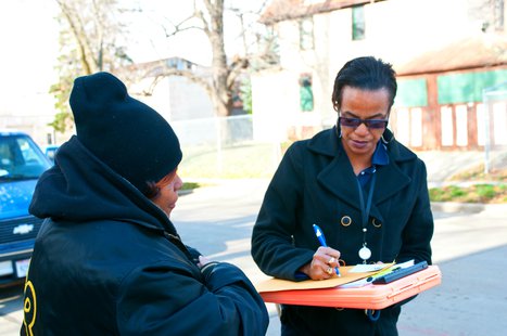 An Advocate Working in the Field for Community Advocates in Milwaukee. (Photo from: Communityadvocates.net). An Advocate Working in the Field for Community Advocates in Milwaukee. (Photo from: Communityadvocates.net).