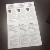 A view of the courtesy check cards Sheboygan Police will be using during a vehicle check this summer. A view of the courtesy check cards Sheboygan Police will be using during a vehicle check this summer.