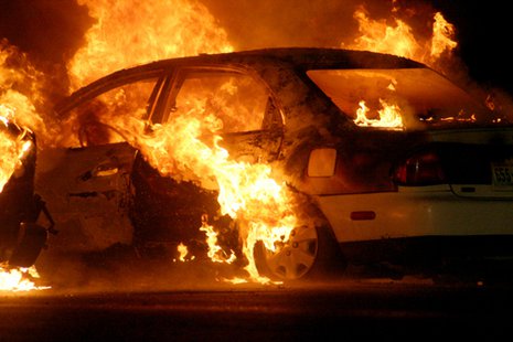 Burning Car Burning Car