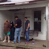 Picture 1 is ISP Master Trooper Hans Nowak placing handcuffs on Jessica Wrightsman with left to right, troopers BJ Patterson and Adam Edwards assisting. Picture 1 is ISP Master Trooper Hans Nowak placing handcuffs on Jessica Wrightsman with left to right, troopers BJ Patterson and Adam Edwards assisting.