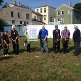 Representative of Habitat for Humanity-Lakeside, U.S. Bank, and the City of Sheboygan break ground for a new home on the 1000 block of Erie Avenue for the Chang family (pictured second and fourth from left). Representative of Habitat for Humanity-Lakeside, U.S. Bank, and the City of Sheboygan break ground for a new home on the 1000 block of Erie Avenue for the Chang family (pictured second and fourth from left).