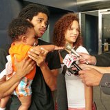 Kayden Powell and his parents (Photo: Wisconsin Radio Network) Kayden Powell and his parents (Photo: Wisconsin Radio Network)