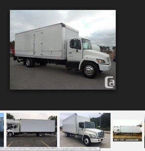 Hino box truck, very similar to the truck stolen from La Crosse - PHOTO: La Crosse Police Department