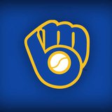 Milwaukee Brewers "ball in glove" logo. Milwaukee Brewers "ball in glove" logo.