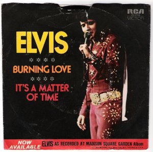 Burning Love / It's a Matter of Time Album Cover