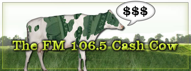 Cash Cow The FM 106.5 Cash Cow