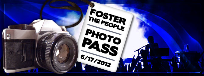 Foster the People Photo Pass