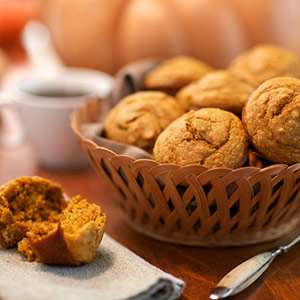 Grain free pumpkin muffins