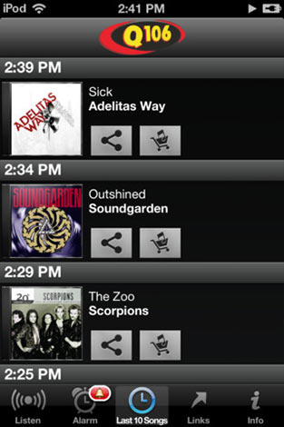 iPhone Playlist Screenshot