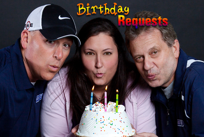 Birthday and Anniversary Requests