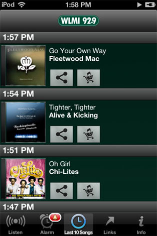 iPhone Playlist Screenshot