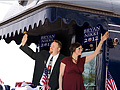 Bryan and Nikki on the Campaign Train