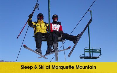 Sleep and Ski at Marquette Mountain