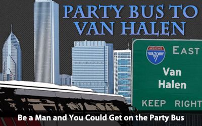Get a trip on the Party Bus to Van Halen